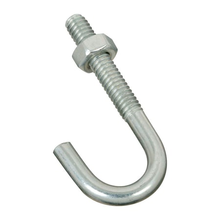 National Hardware National Hardware Zinc-Plated Silver Steel 2-5/16 in. L J-Bolt 100 lb 1 pk N232-884